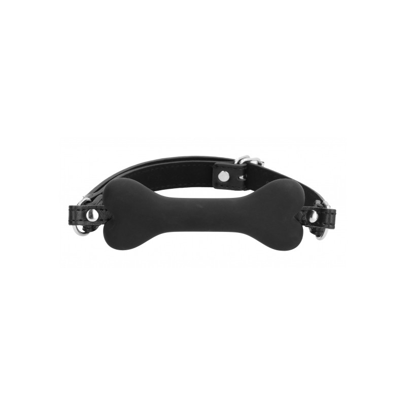 Ouch! Bâillon Os Silicone Noir